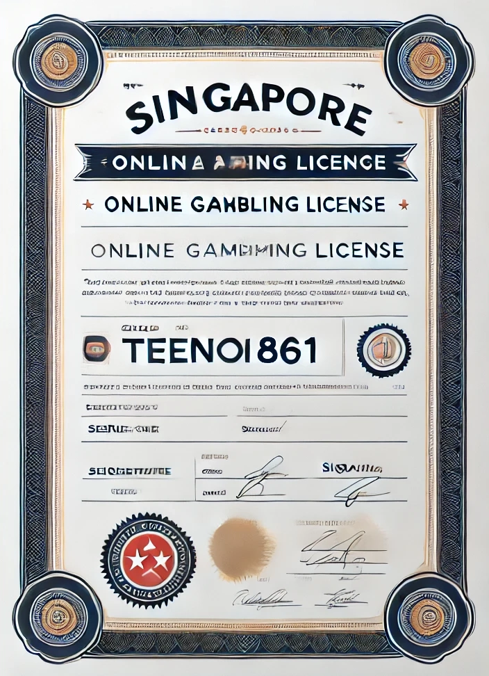 certificate teenoi861 in singapore